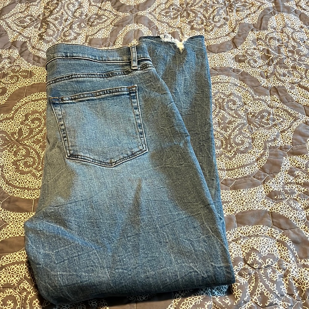 Loft Mid Rise size 12 Petite jeans